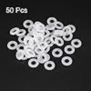 uxcell 10mm OD Silicone O-Rings - 50 Pack